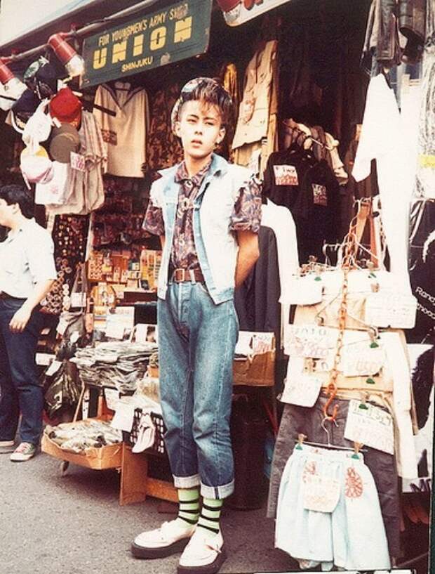 Японский модник, Токио, 1980-е. история, классика, фото