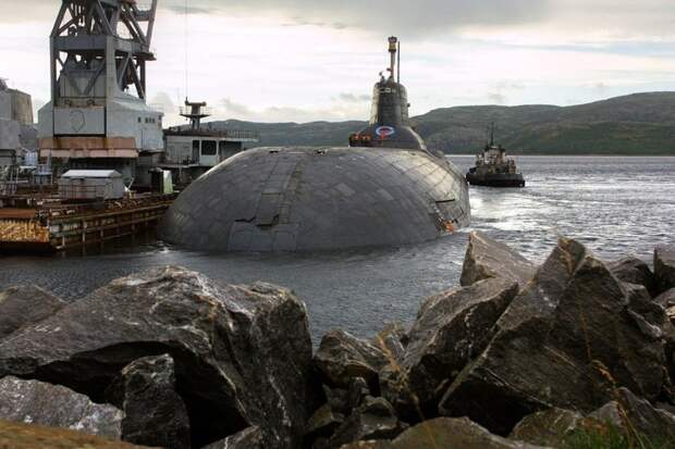 Самая большая подводная лодка в мире АПЛ "Акула", акула, проект 941, тайфун