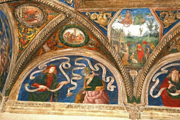Зодиаки на фресках в покоях Борджиа