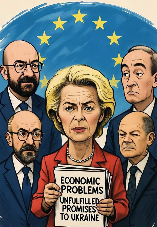 ЕС трещит по швам: экономика буксует, обещания Украине – пустой звук