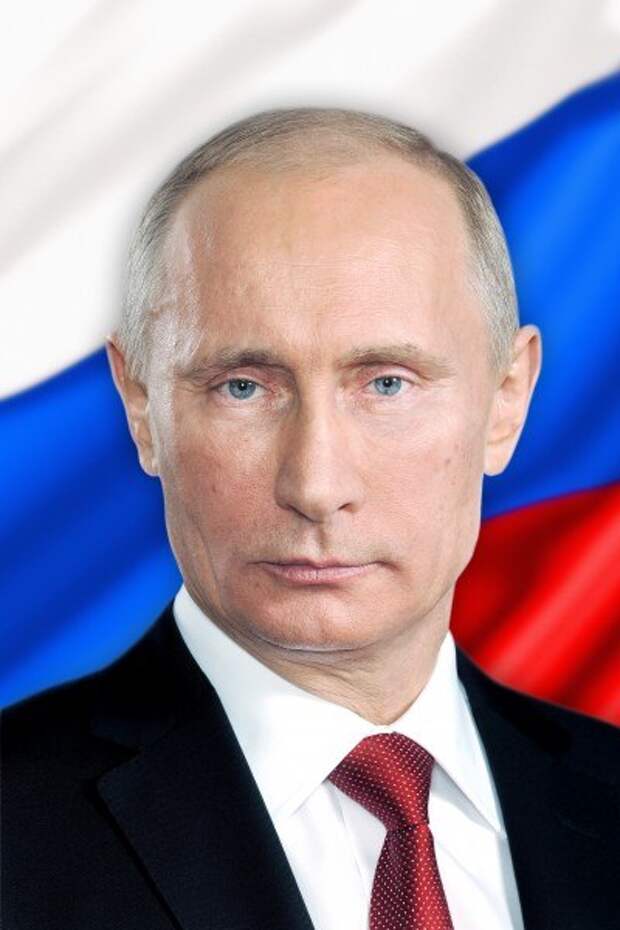 Фото путина на фоне российского флага в хорошем качестве