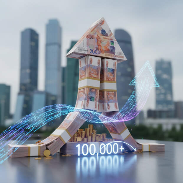 Средняя зарплата в России превысила 100 тысяч рублей, но рост замедляется