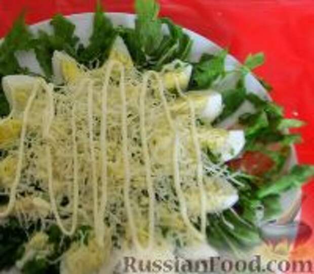 Фото к рецепту: Салат из яиц