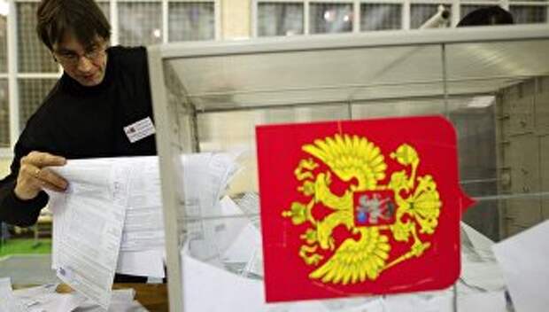 Подсчет голосов на выборах президента РФ в Новосибирске