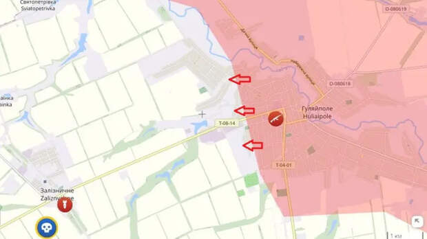 Противник практически утратил реальный контроль над Гуляйполем