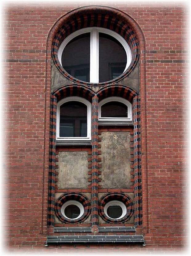 Необычные окна разной формы