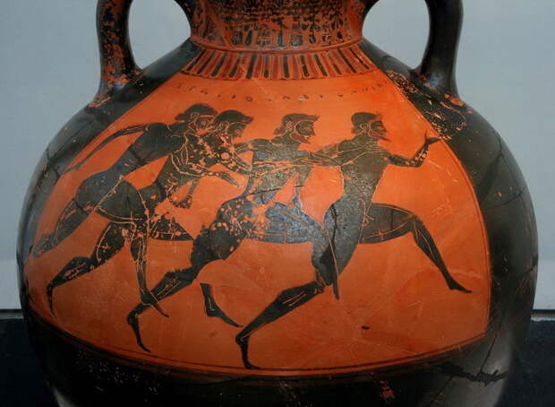 Состязание в беге. Чернофигурная ваза. Около 530 года до н.э., Афины - Большие игры Древней Греции | Warspot.ru