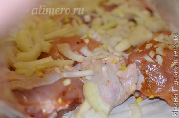 курица, запеченная в пакете курица, запеченная в пакете
