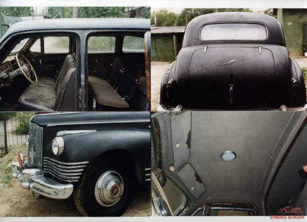 ЗИС-115: оригинальный не реставрированный автомобиль авто, восстановление, зил, зис, зис-115, олдтаймер, реставрация, сталин