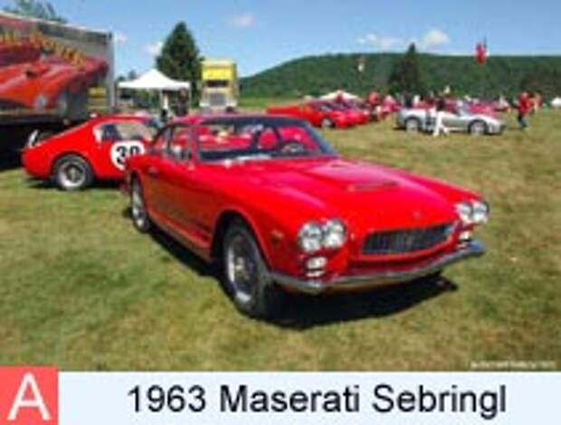 Фотография автомобиля 1963 Maserati Sebring