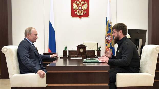 Кадыров со смехом отчитался перед Путиным о результатах на выборах в Госдуму в Чечне
