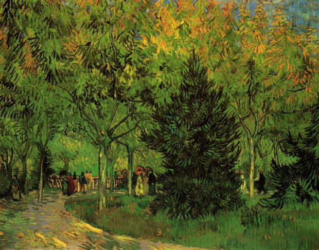 A Lane in the Public Garden at Arles. Винсент Ван Гог (1853-1890)
