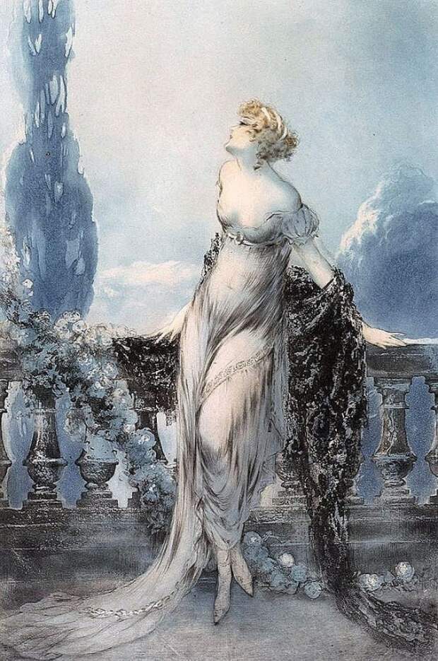 Художник Louis Icart (1888 — 1950). Роковые красавицы Парижа