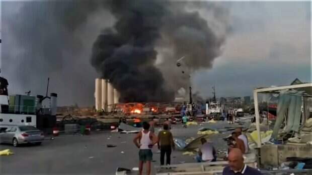 Взрыв в Бейруте. YouTube