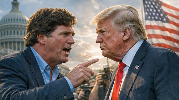 "Кем ты себя возомнил?!" – Такер Карлсон бросил вызов Трампу. Президент США прокололся "на косвенных"