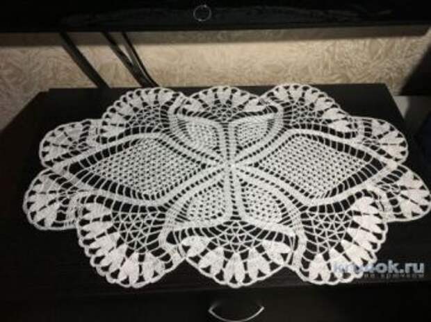 Схема салфетки вязания крючком Схема салфетки вязания крючком