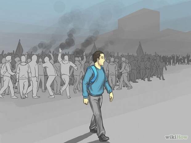 Уходите из зоны протеста как можно спокойнее