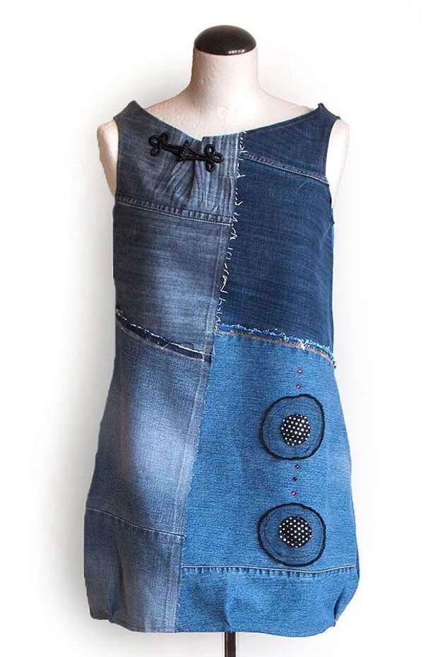 Платье из джинсов фото 12