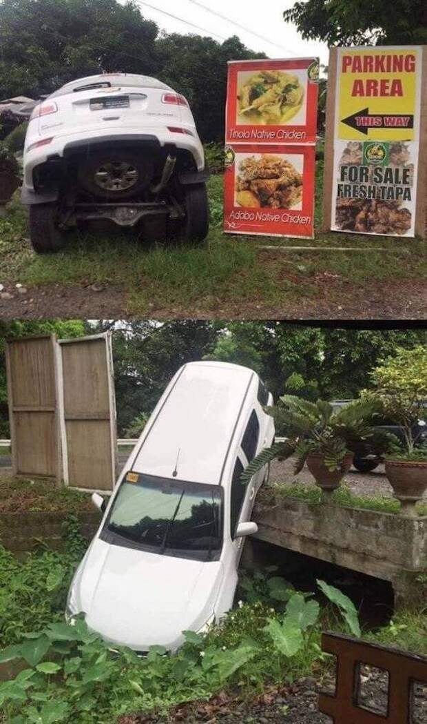 Странные и необычные аварии и ДТП