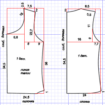 Выкройка майки. Как сшить майку?