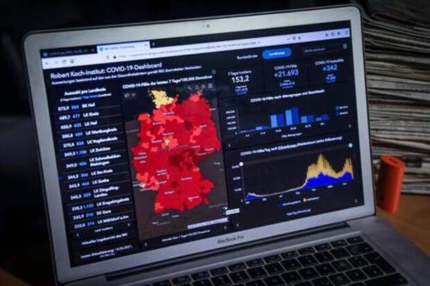 В Германии выявлено 18 935 новых случаев заражения коронавирусом