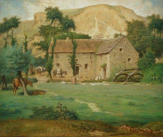 Millet_Jean-Francois-The_Farm_House Millet_Jean-Francois-The_Farm_House
