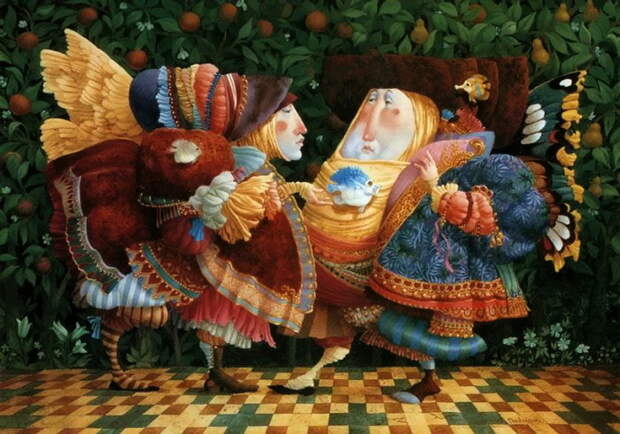 Светская беседа. Автор: James Christensen. Светская беседа. Автор: James Christensen.