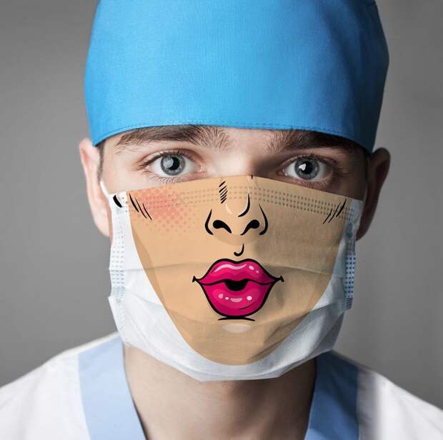 Эти креативные медицинские маски сделают поход в больницу веселее! больница, врачи, креатив, маски, медицина, пациенты, творчество, фото