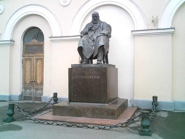 Памятник А. Островскому на Театральной площади, Москва