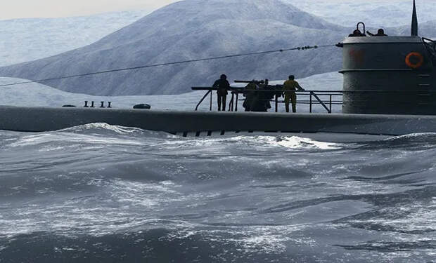 Полярники говорят, что в Антарктиде подо льдами лежит подлодка, о которой ничего не известно