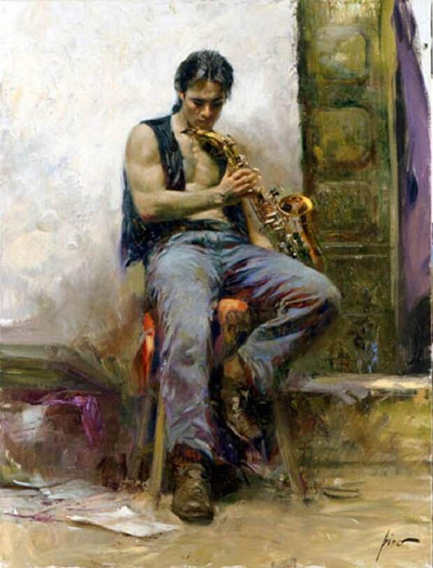 Романтическая живопись от Pino Daeni. Романтическая живопись от Pino Daeni.