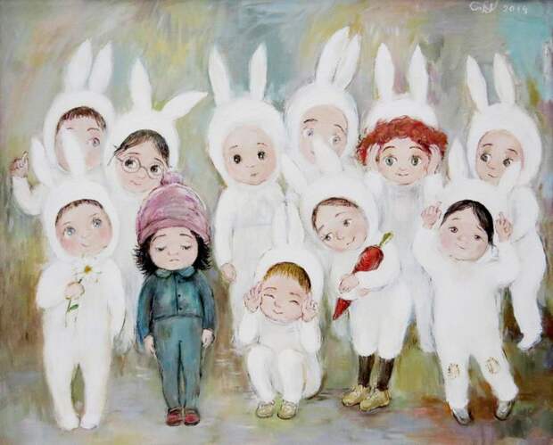 20 картин художницы Нино Чакветадзе, от которых становится тепло и уютно на душе
