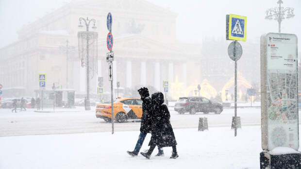 Более 70% месячной нормы осадков может выпасть в Москве 19 февраля