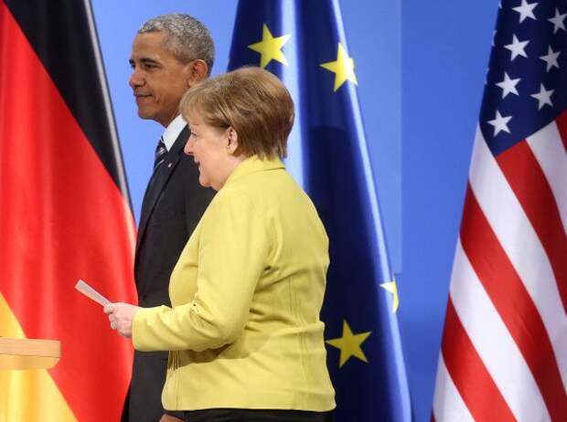 Bundeskanzlerin Angela Merkel und US-Präsident Barack Obama in Hannover. Beide wollen einen verstärkten Einsatz der deutschen Bundeswehr an der Ostgrenze Europas. (Foto: dpa)