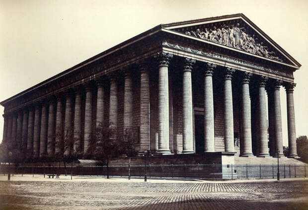 Париж. Церковь Мадлен. 1860 год