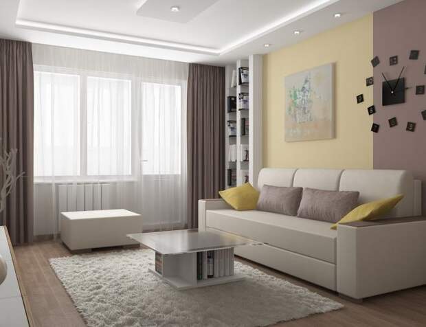 Белые цвета и оттенки способны визуально расширить границы помещения.