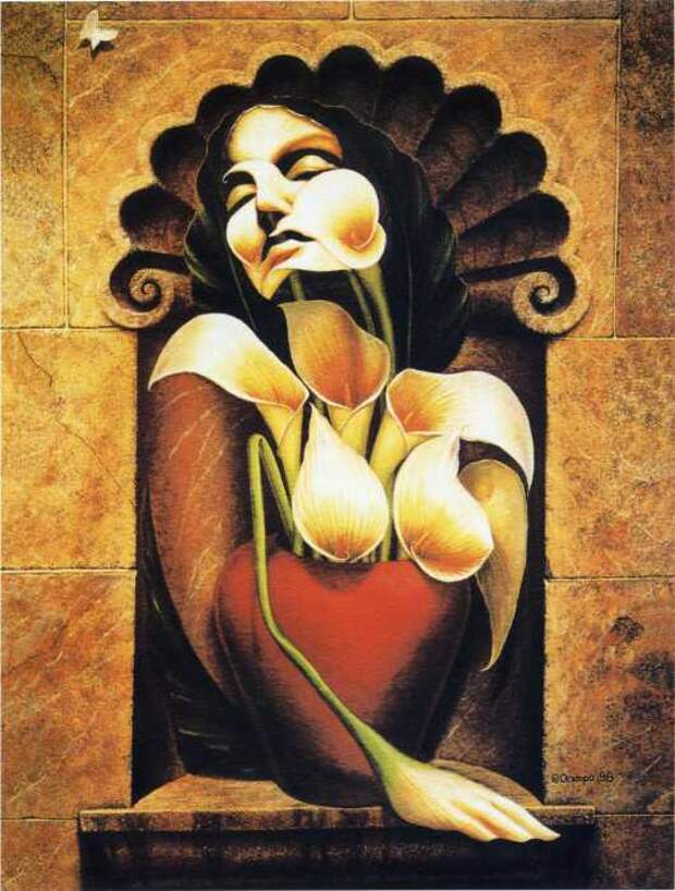 Страсть ландышей. Автор: Octavio Ocampo.