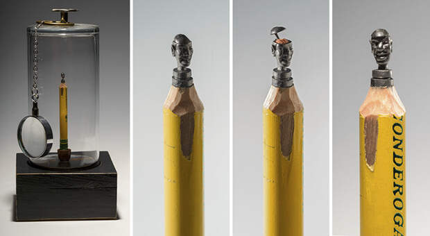 Эти  скульптуры, вырезанные из обычных карандашей, поражают воображение! микромир, миниатюра, удивительное рядом, художник