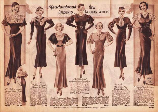 Женские платья 1930-е.jpg
