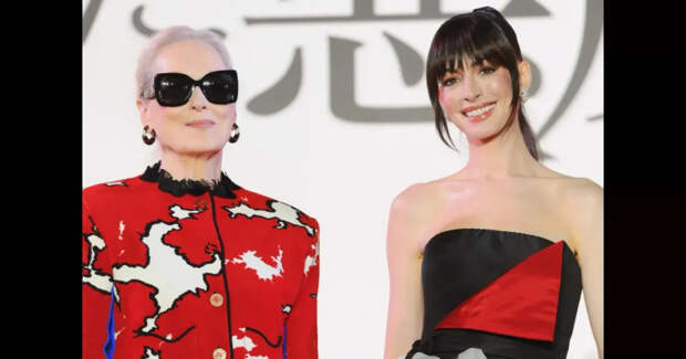 Мэрил Стрип и Энн Хэтэуэй посетили премьеру сиквела "Дьявол носит Prada" в Токио