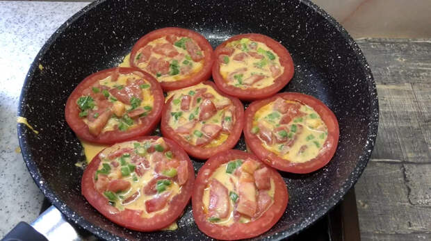 Закуска из помидоров Кулинария, Еда, Видео, Завтрак, Помидоры, Длиннопост