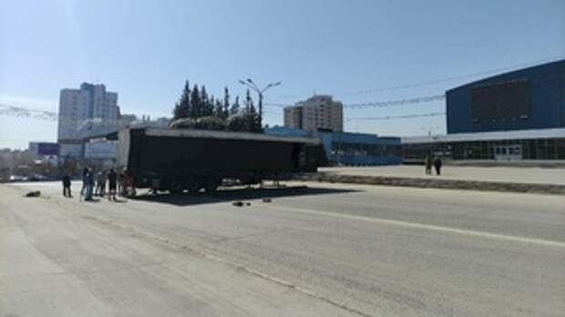 Перекрытие движения на площади Сахарова / Фото: amic.ru