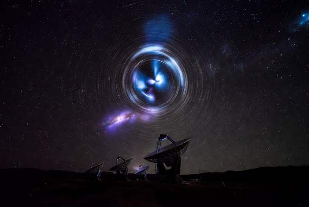 Ученые зафиксировали сильный сигнал из галактики в 8 млрд световых лет от Земли