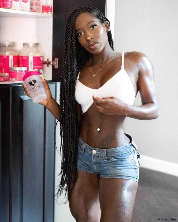 brittne jackson boltunonline 13 - Бриттни Джексон (Brittne Jackson) красивая темнокожая фитнес-модель (45 фото)