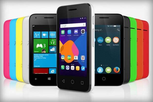 3 в 1: Alcatel Pixi может использовать Android, Windows или Firefox OS