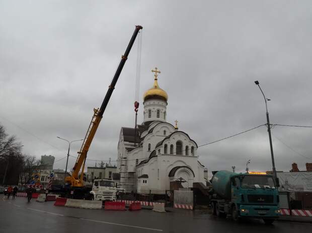 Первые службы в новом храме на Анадырском проезде планируют провести в январе