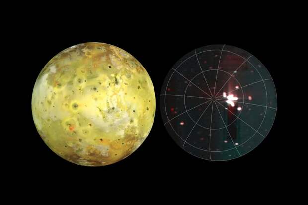 Мощнейшее в Солнечной системе извержение вулкана произошло на Ио