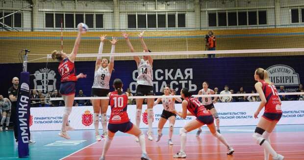 «Тулица» обыграла «Омичку» в пятисетовом матче