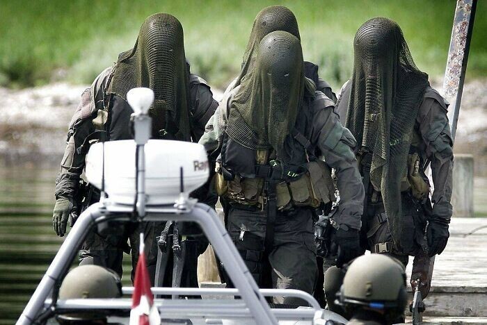 Бойцы датского спецподразделения Frogmen