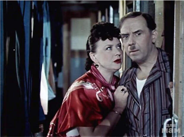 Мария Миронова в фильме «Мы с вами где-то встречались», 1954 г.